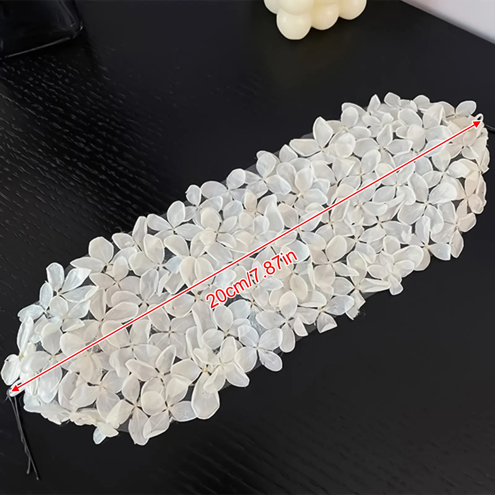 French Retro Headband For Girls Handmade White Petal Headband Elegant Flower Wedding Hair Crown Women's Trendy Hair Accessories
