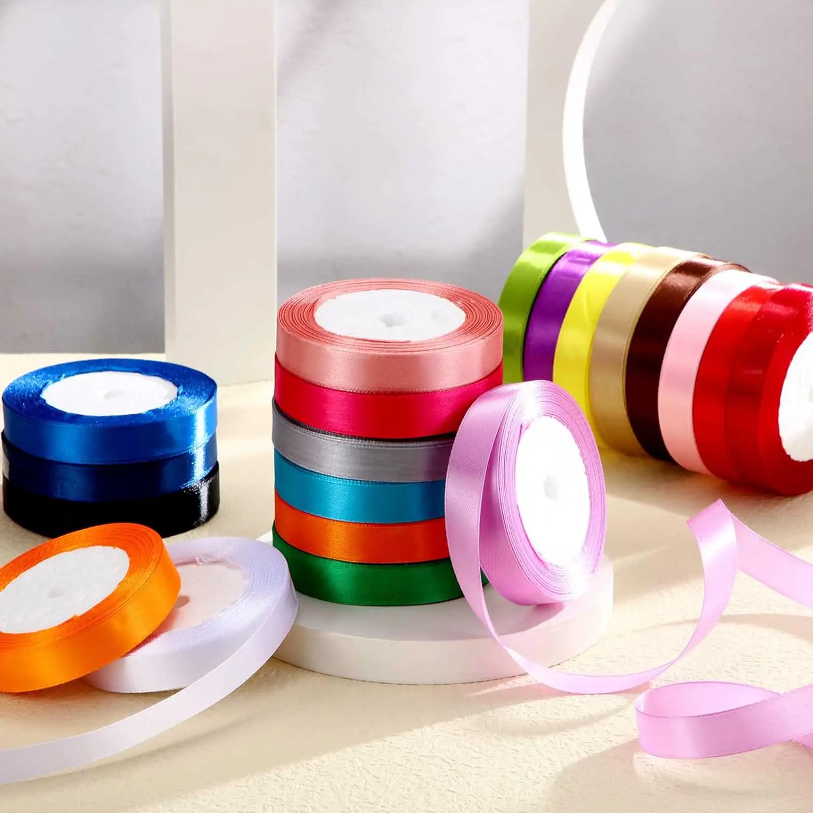 10pcs Mixed Decoration Ribbons Handmade DIY Ribbons For Gift Packaging Party Decoration Christmas Thanksgiving Day Decor Ribbons