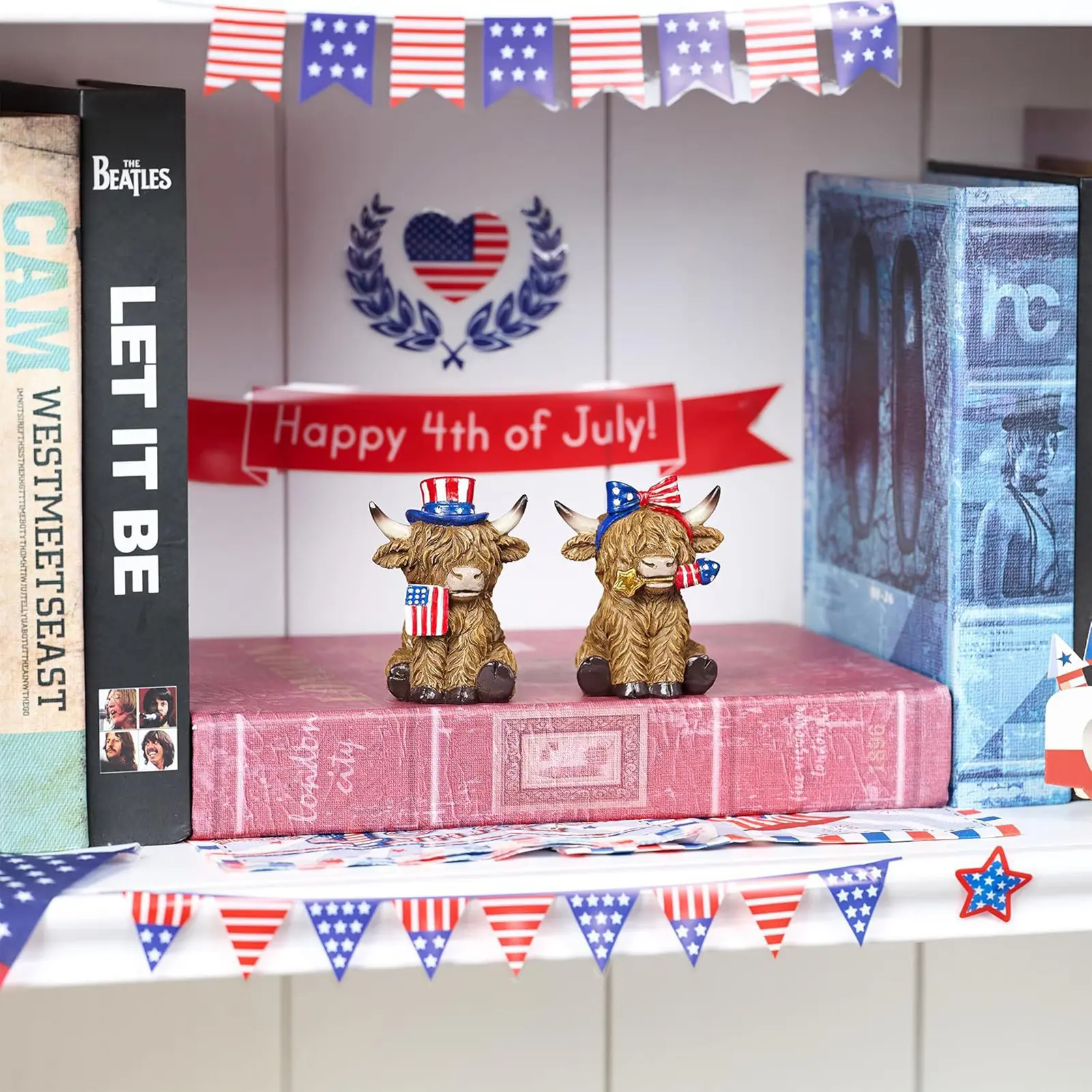Independence Day Decoration Ornament Cute Resin Yak Sculpture For Desk Cabinet Teapoy Fireplace Car Home Decoration Props 11cm