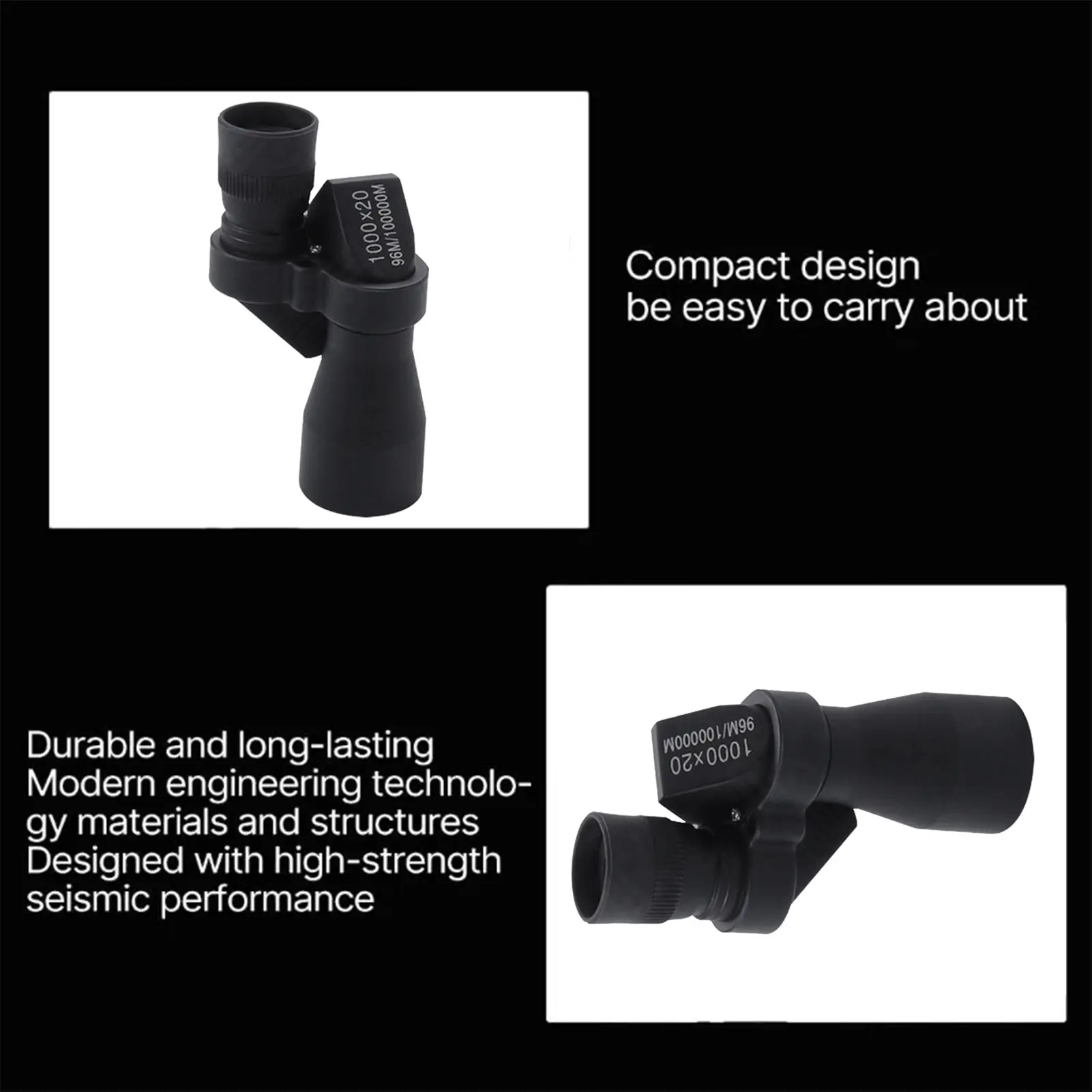 8x20 Monocular Portable Outdoor High Definition Night Vision Telescope For Camping Hiking Concert Birdwatching Outdoor Tools 1pc