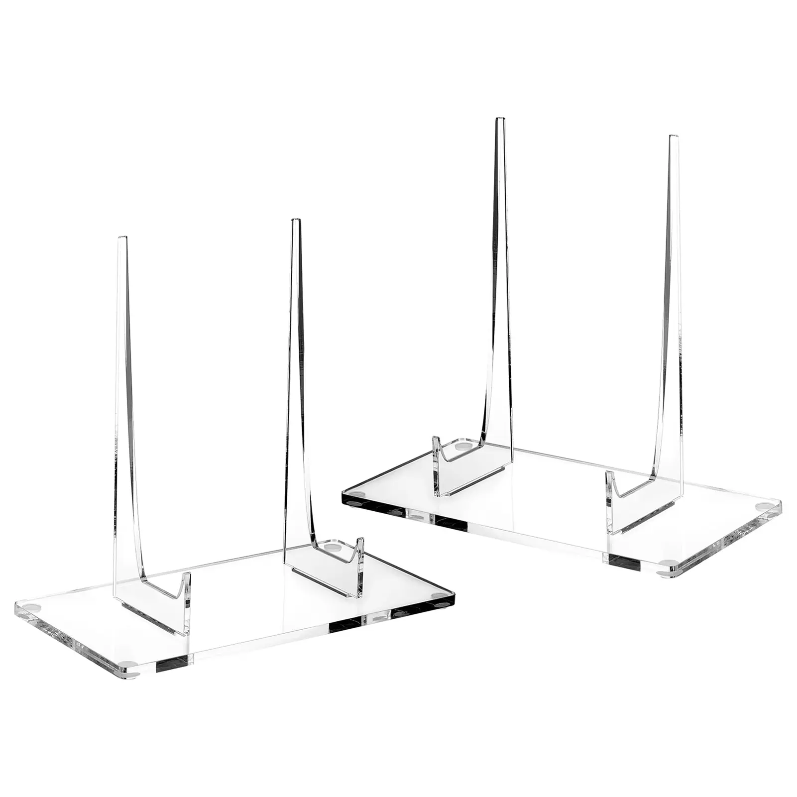 18*10cm Photo Frame Holder Transparent Acrylic Rack For Book Picture Plate Photo Frame Display Multifunction Desktop Stand