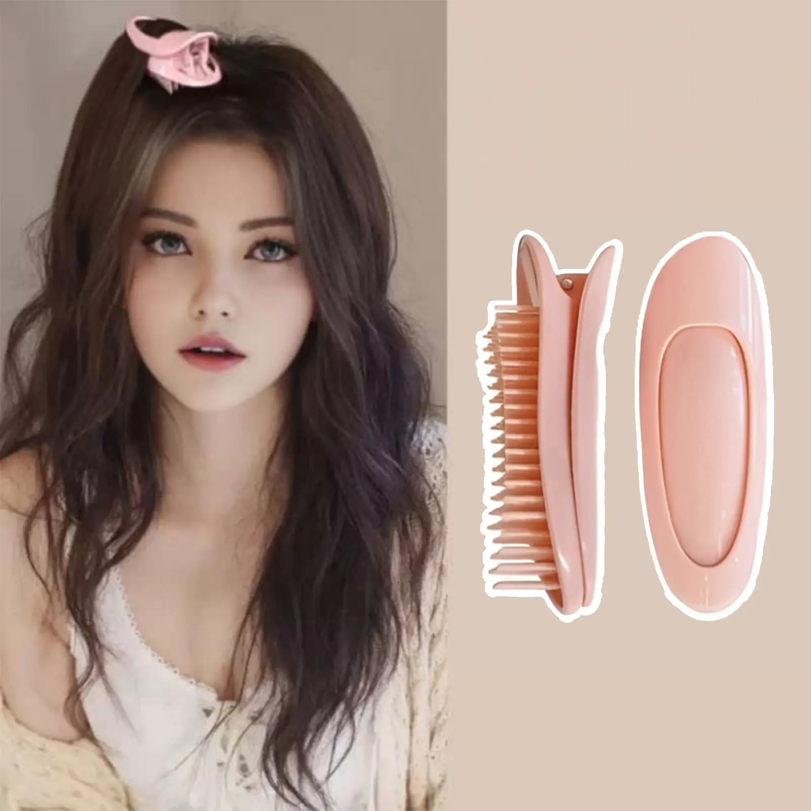 1/2pcs Women's Hair Rollers Bangs Fluffy Hair Clip No Heating Manual Curling Iron Girls Hairdressing Accessories Hair Curlers