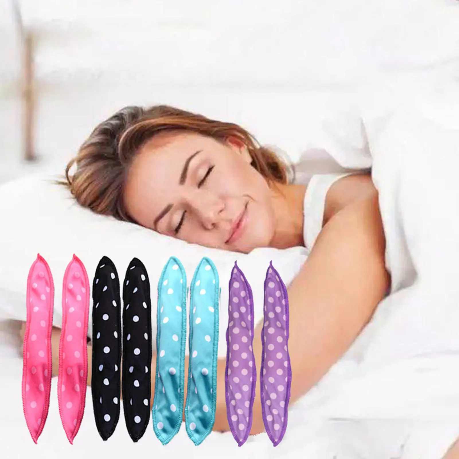 1/5/10pcs Mixed Hair Curler Color Wave Point Hair Rollers For Women Girls No Heating Manual Hair Fluffy Sponge Hairdressing Tool
