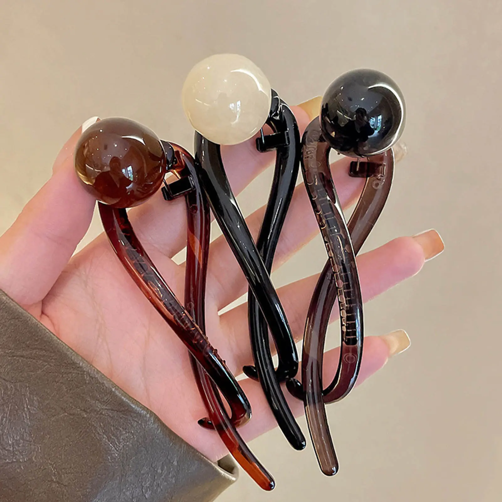 1/3pcs Twist Hair Clips For Women Cute Cartoon Cat Updo Barrettes Anti Slip Elegant Hair Gripper Clip Girls Hair Accessories