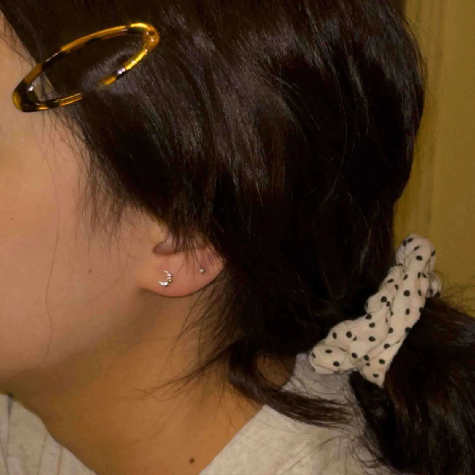 4.8cm Y2K Hair Clip For Women Fashionable Leopard Print BB Hair Clip Daily Bangs Fixed Hair Clip Students Girls Hair Accessories