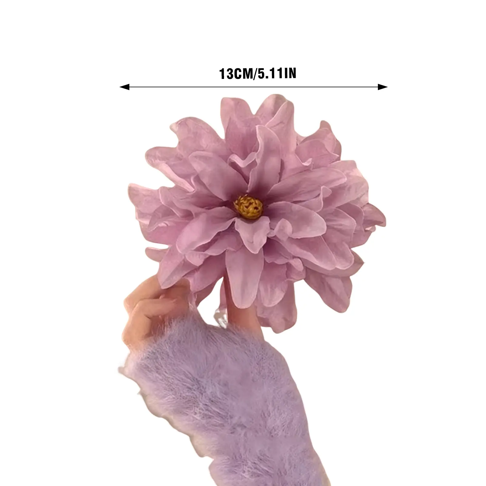 Hawaii Flower Hair Claw For Women Trendy Multi Petal Pink Flower Shark Gripper Girls Fashionable Daily Life Hair Accessories 1pc