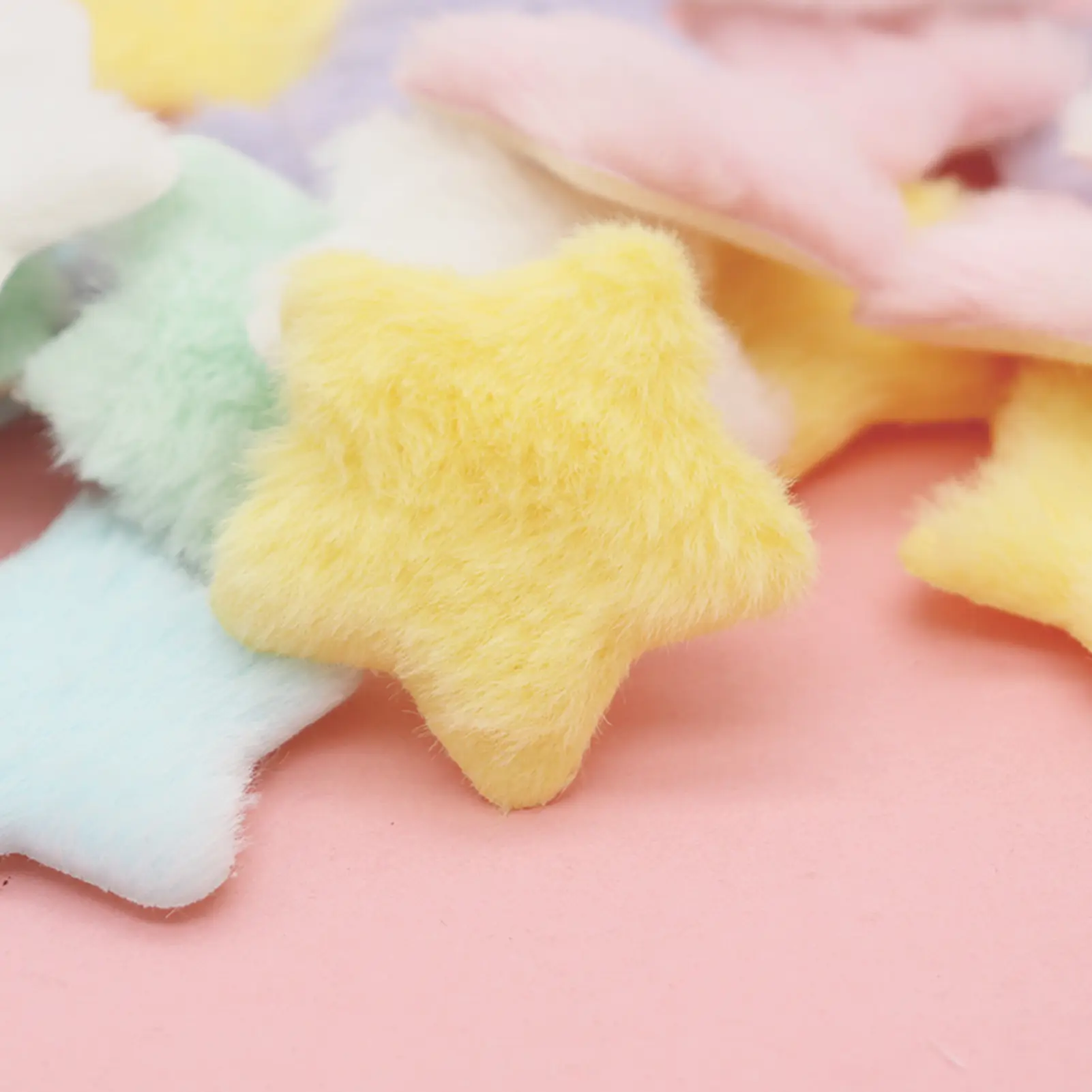 2/4/10pcs Y2K Star Hair Clips Cute Velvet Star BB Clip For Women Girls Fashion Dopamine Broken Hair Clip Trendy Hair Accessories