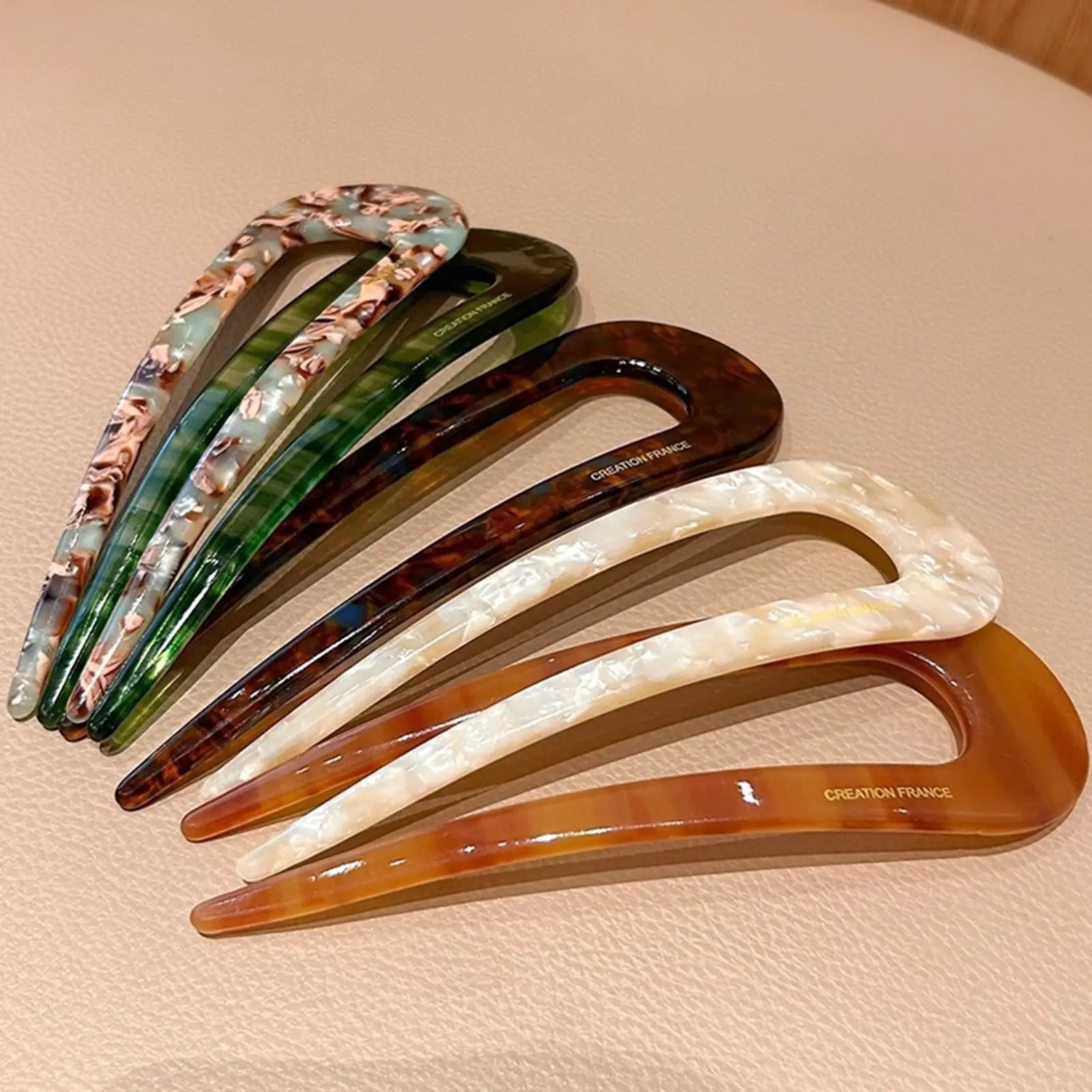 New Chinese Style U-shape Hairpin Vintage Hair Accessories For Women Bridal Hair Sticks Traditional Hair Clips Hair Decoration