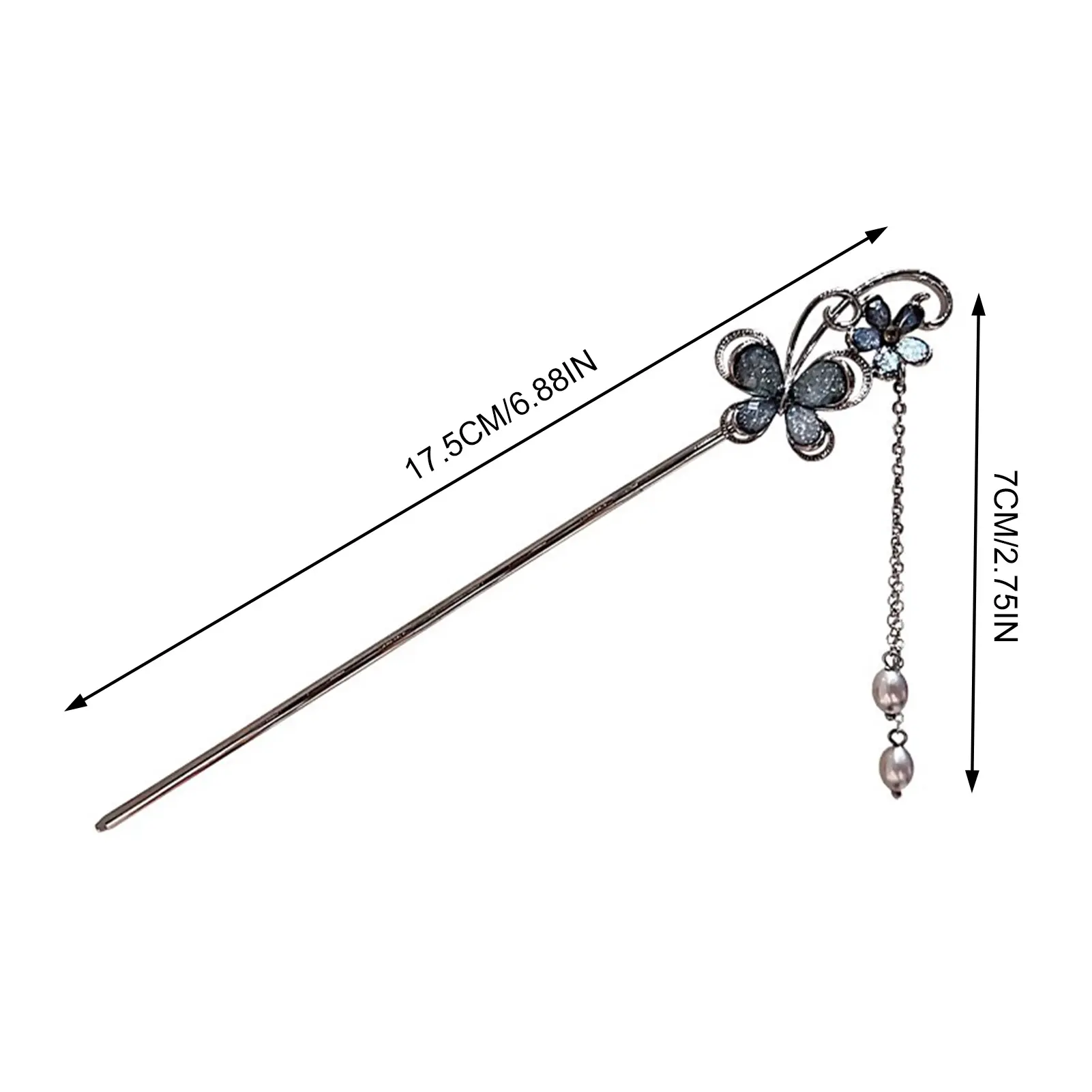 Hair Pin Women Elegant Hair Chignon With Tassel Fine Pattern Setting Elegant Hair Chopsticks For Hair Accessory Hair Styling