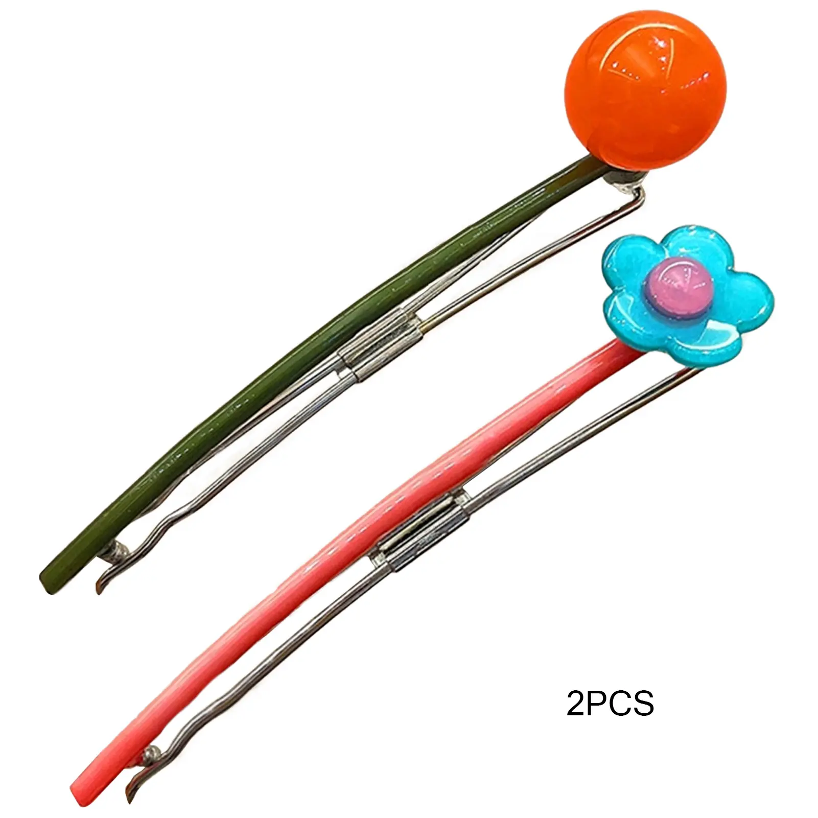 Y2K Barrettes For Women Ins Style Small Flower Hair Clip For Women Dopamine Droplet Hair Clip Girls Trendy Hair Accessories