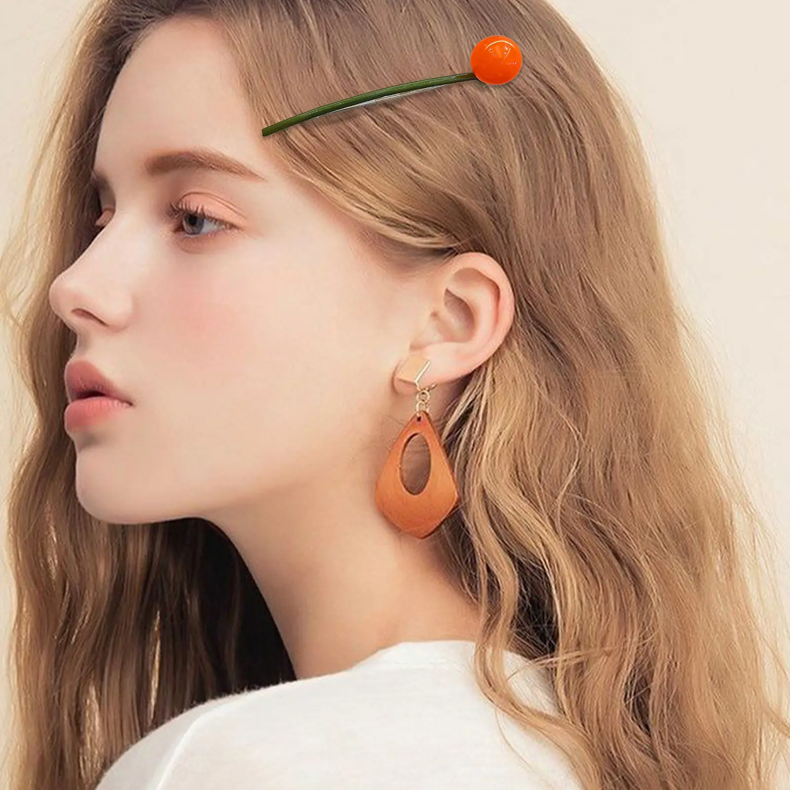 Y2K Barrettes For Women Ins Style Small Flower Hair Clip For Women Dopamine Droplet Hair Clip Girls Trendy Hair Accessories
