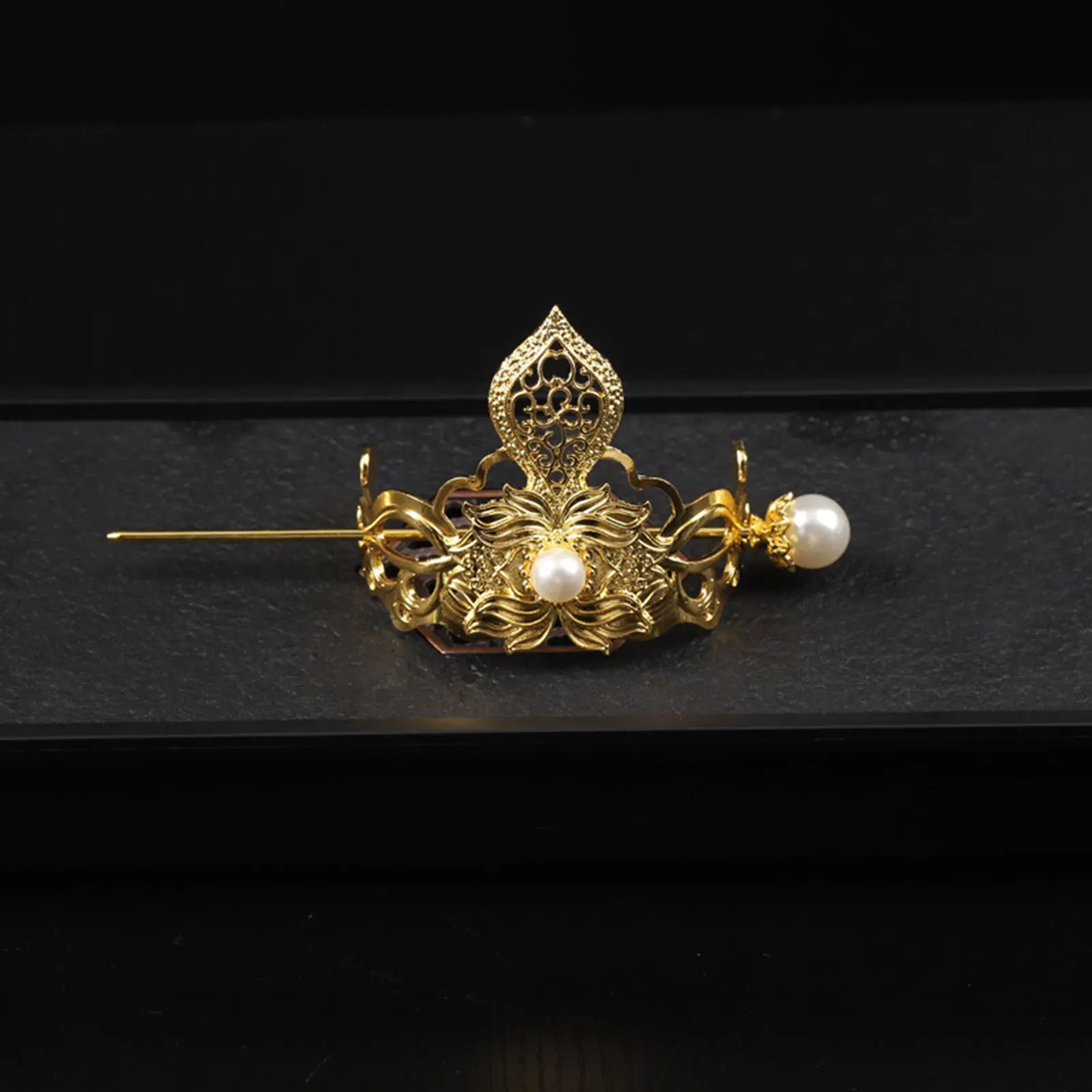 Han Chinese Clothing Hair Crown Ancient Style Hair Accessories Woman Elegant Headdress For Gorgeous Hair Sticks Hair Ornament