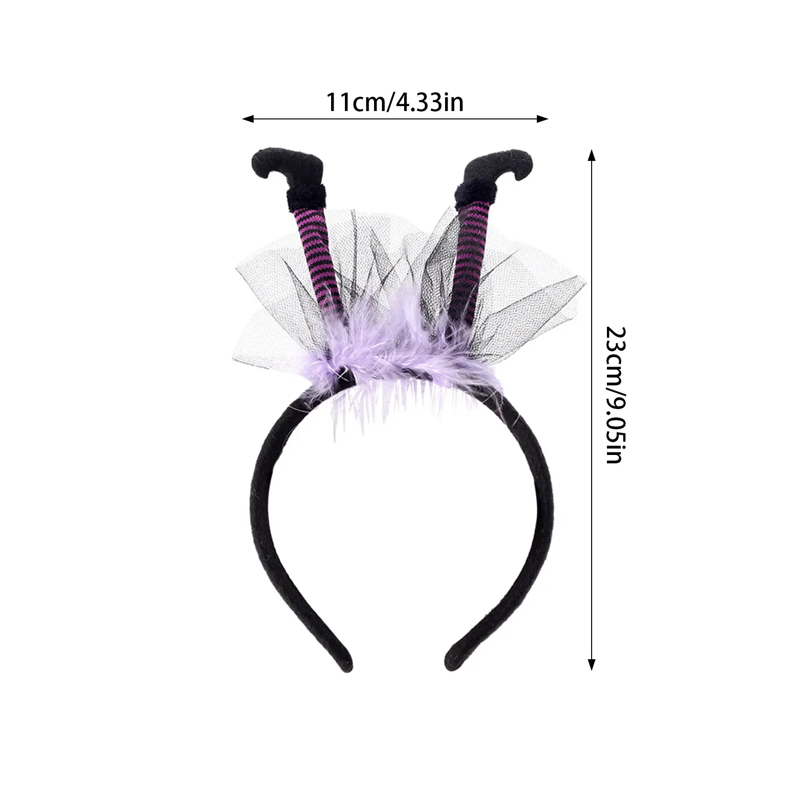 2025 Halloween Decoration Headband Creative Witch Skirt Headband For Men And Women Makeup Ball Cosplay Props Party Decor Hairpin
