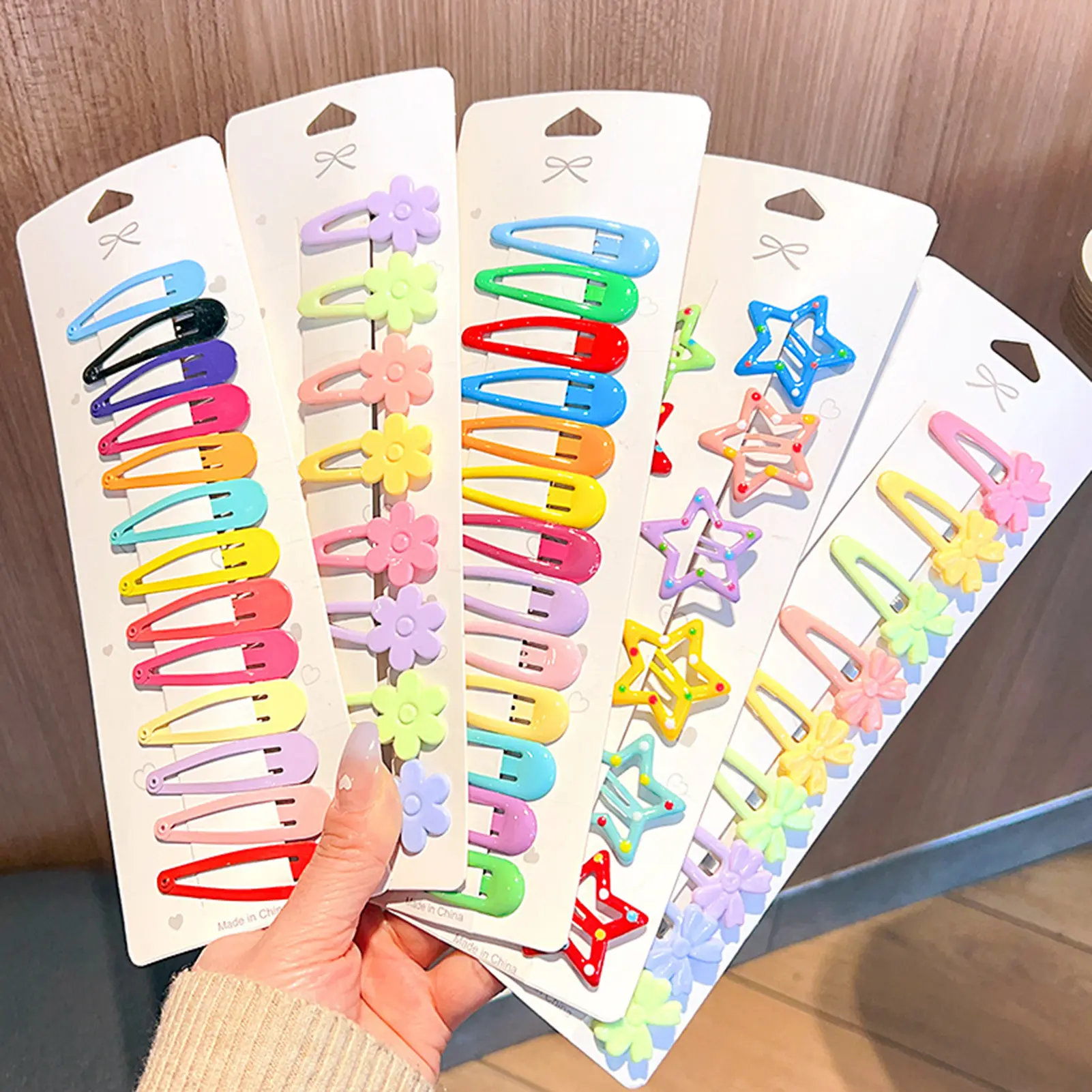 20pcs Cute Colorful Hair Clips Sweet Candy Color Y2K Small Hairpins For Women Girls Daily Party Accessories Hair Decoration