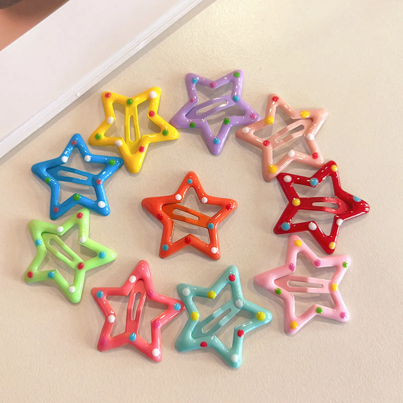 20pcs Cute Colorful Hair Clips Sweet Candy Color Y2K Small Hairpins For Women Girls Daily Party Accessories Hair Decoration