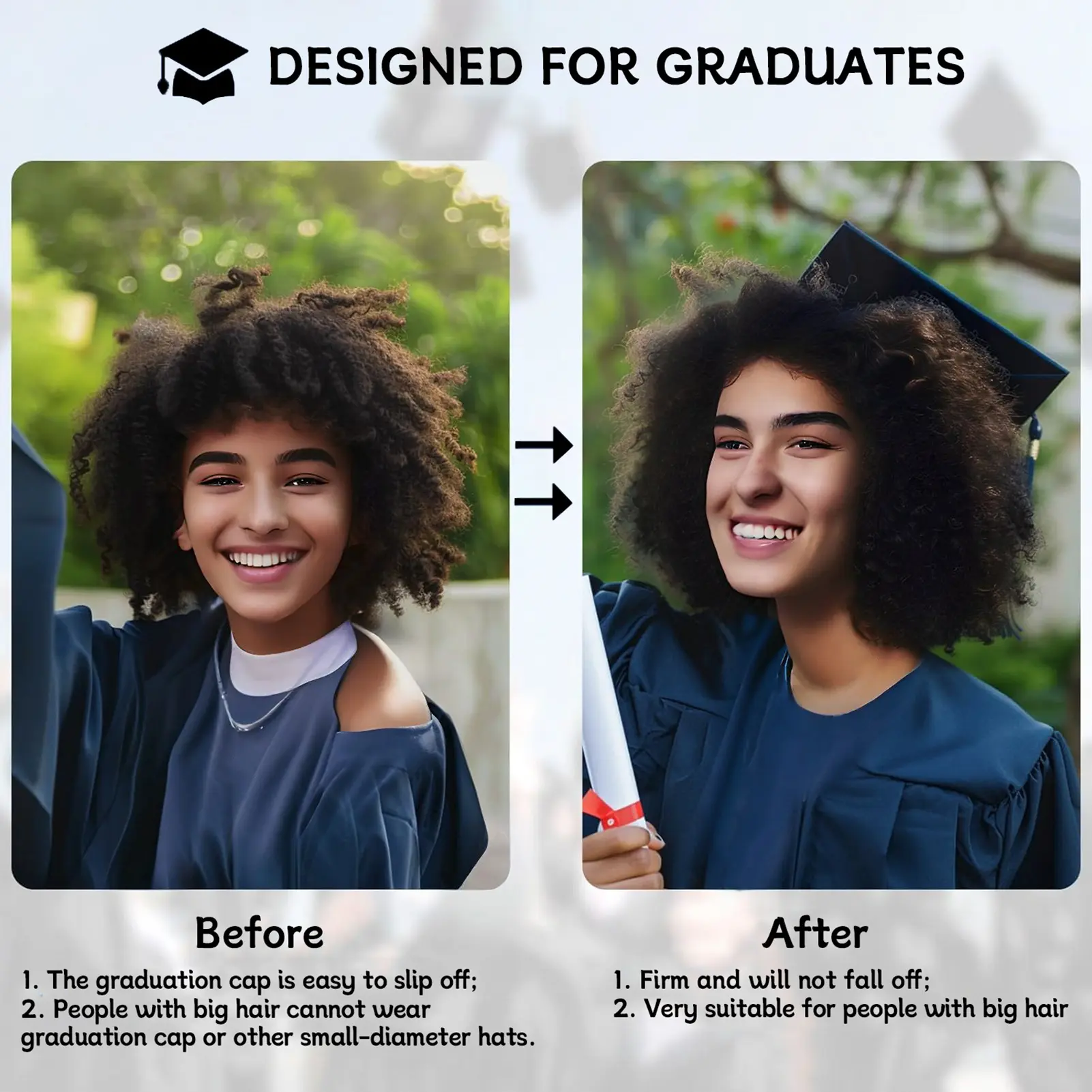 Creative Bachelor's Hat Headband For Men And Women Graduation Season Decoration Hair Accessories School Photography Props 1pc