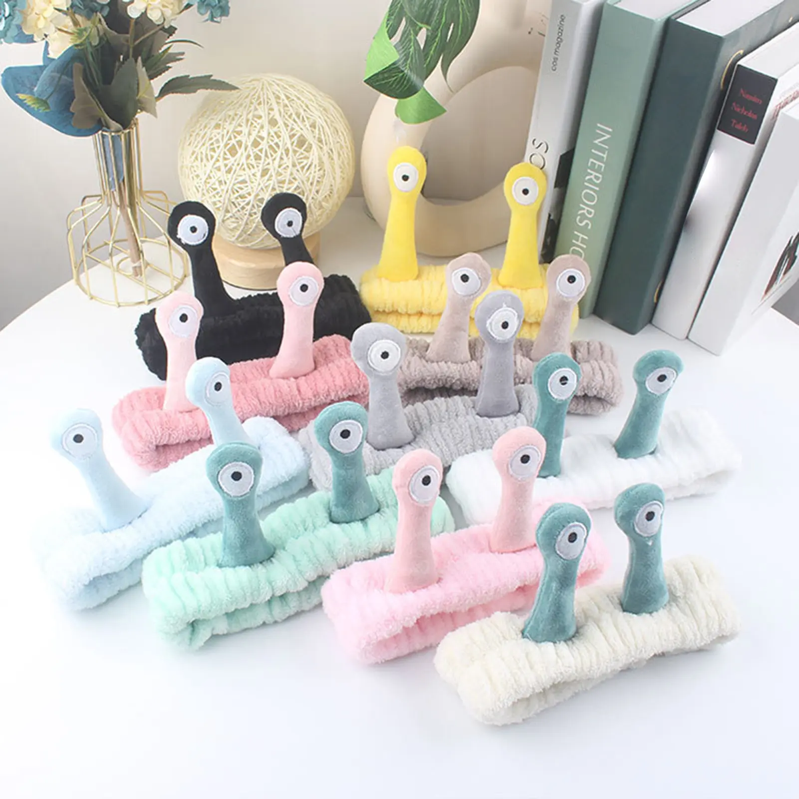 Face Washing Headband Creative Cartoon Skincare Makeup Removal Shower Head Belt For Women Girls High Elasticity Wash Up Headband