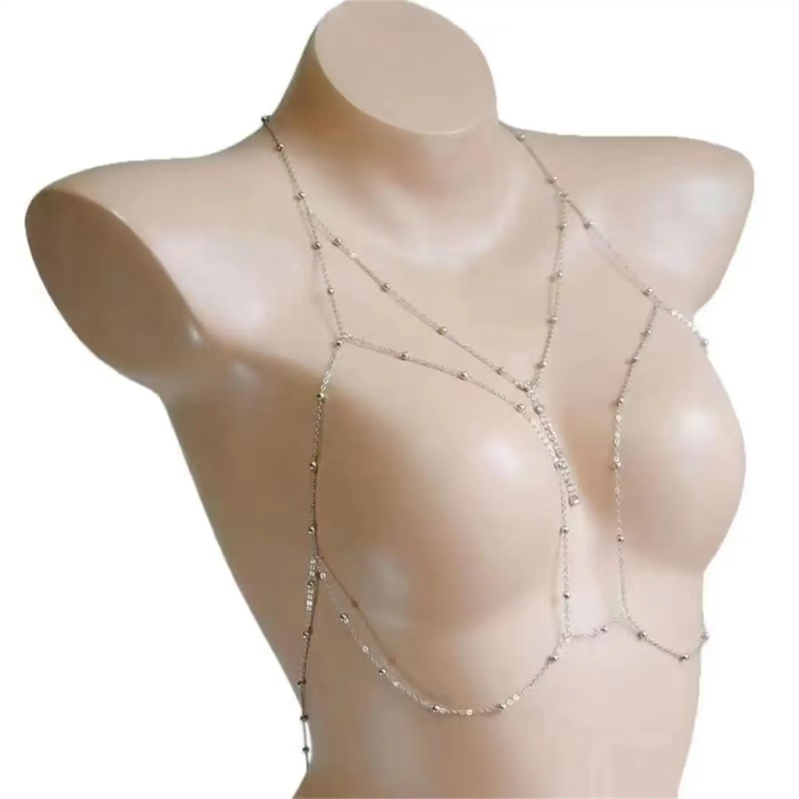 Glitter Rhinestone Body Chain For Women Summer Beach Bikini Sexy Body Chain Girls Vacation Body Decoration Jewelry Accessories