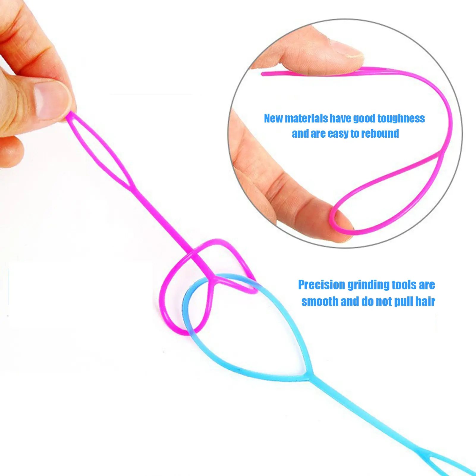 6pcs Hair Braiding Tool For Women Girls Thickened Children's Hair Extensions Durable Hair Clipper Hair Styling Accessories