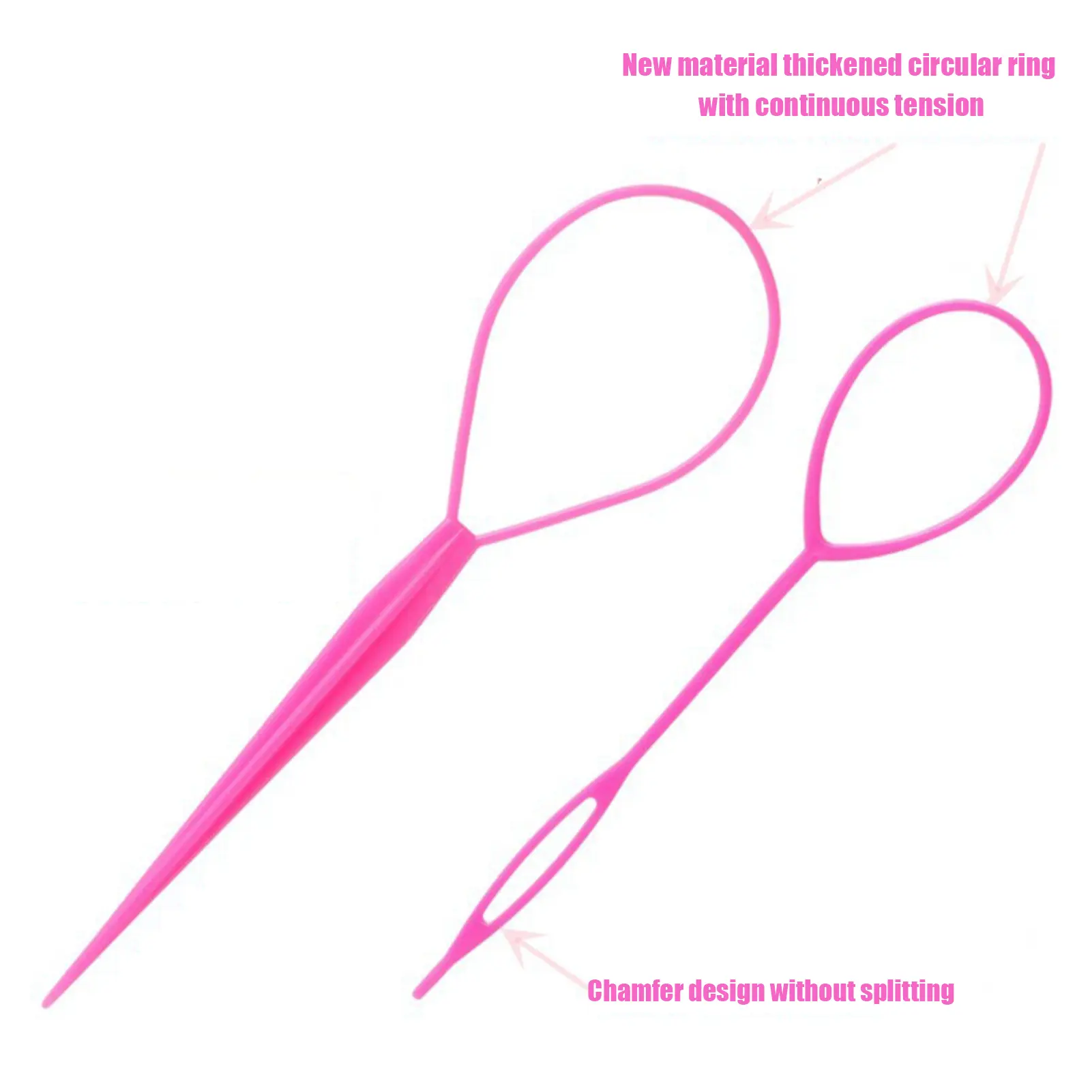 6pcs Hair Braiding Tool For Women Girls Thickened Children's Hair Extensions Durable Hair Clipper Hair Styling Accessories