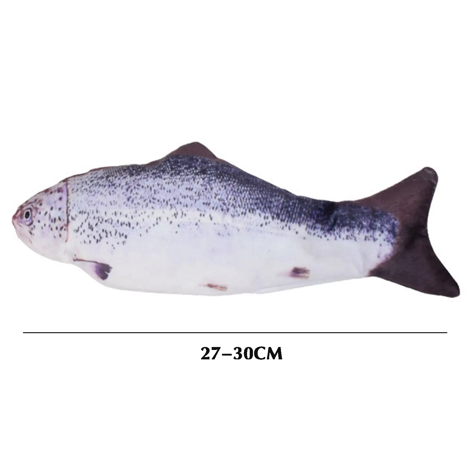Electric Swinging Fish Toy For Pet Simulated Grass Carp Salmon With Charging Cable Cat Teasing Toys Home Decor Accessories