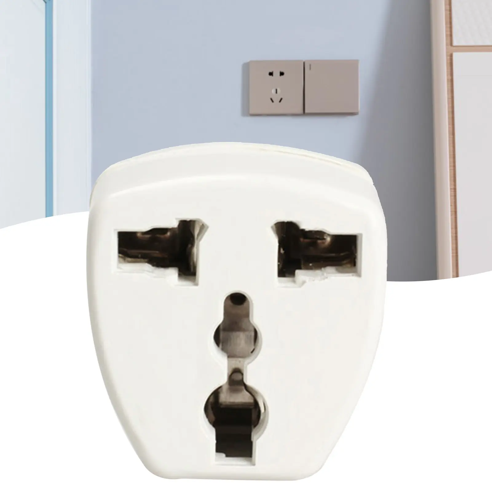 1pc Universal AU Adapter Plug Universal Three Pin Socket Adapter For USA UK EU Adapt To AU International Travel Portable Adapter