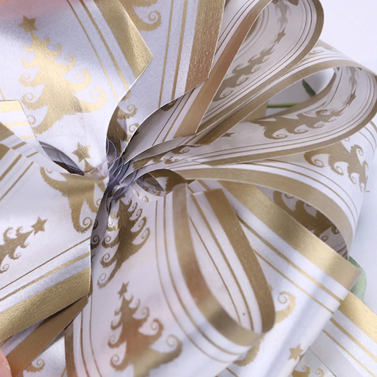 12pcs Decorative Ribbon Gift Box Birthday Cake Decoration Bow 2025 Christmas Gift Decor Ribbon Party Banquet Decoration Props