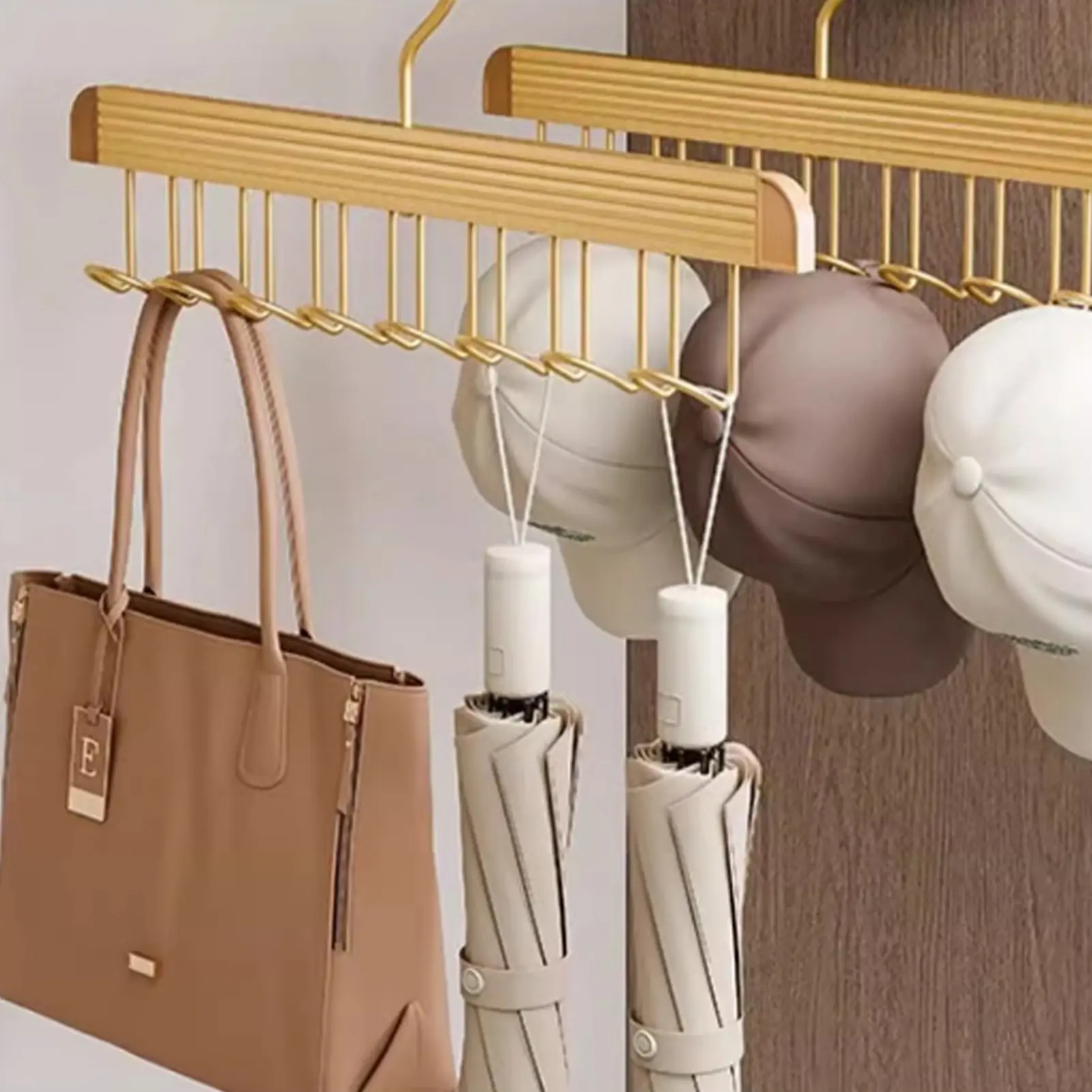 Multifunctional Clothes Hanger Ultralight Aluminum Alloy Clothes Hanger For Clothes Pants Hat Bag Dress Wardrobe Organizer Rack
