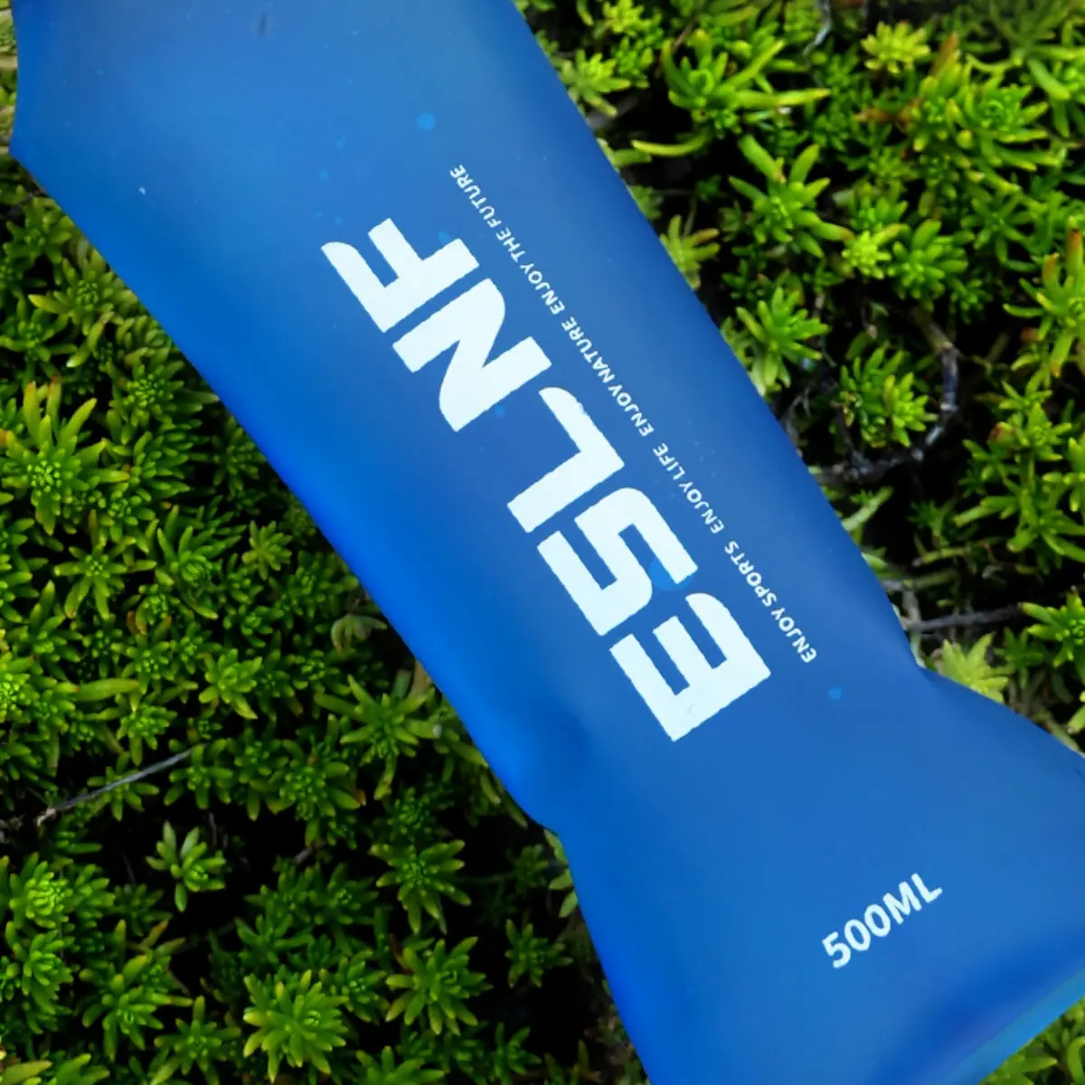 500ml Soft Water Bottle Foldable Soft Flask Sport Water Bottle For Camping Cycling Fishing Picnic BBQ Portable Outdoor Water Bag