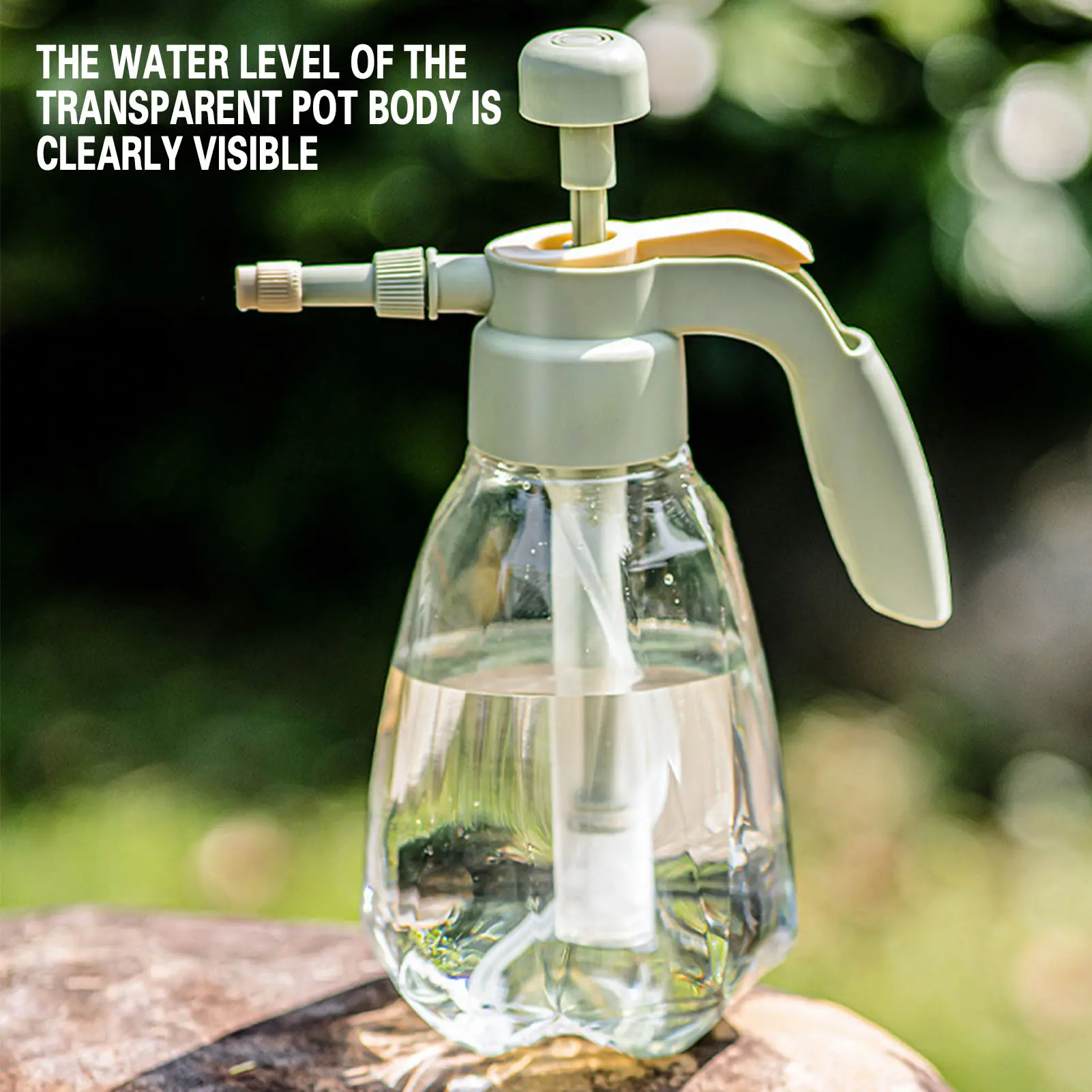 1.5l Transparent Watering Can Multi Functional Pressure Sprayer For Flower Fruit Vegetable Seedling Practical Gardening Tools