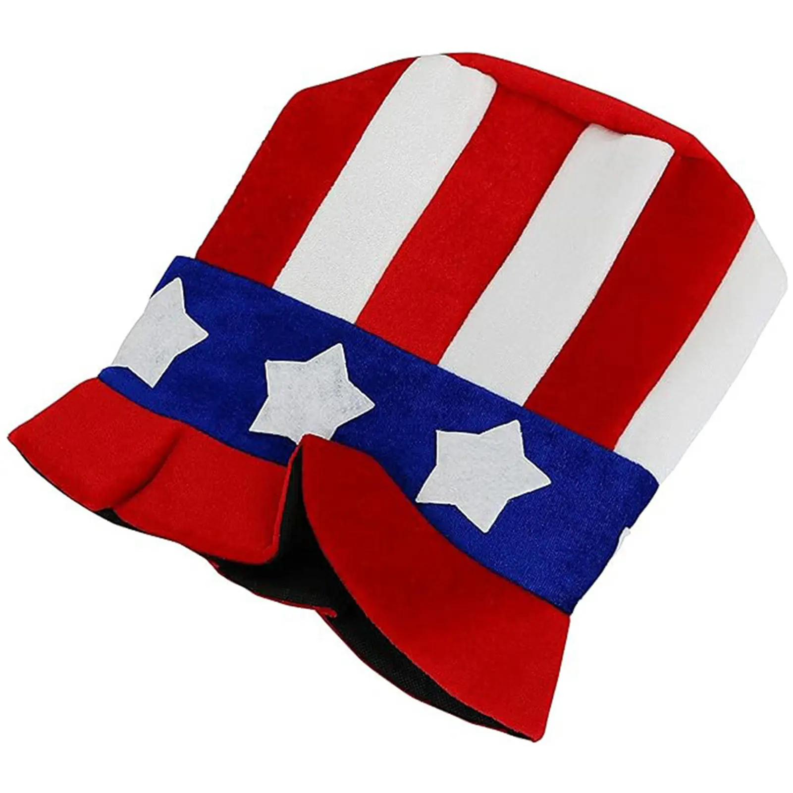 Independence Day Decorative Hat Red White Blue American Flag Hat Uncle Sam Cosplay Hat 2025 Festival Party Decoration Props