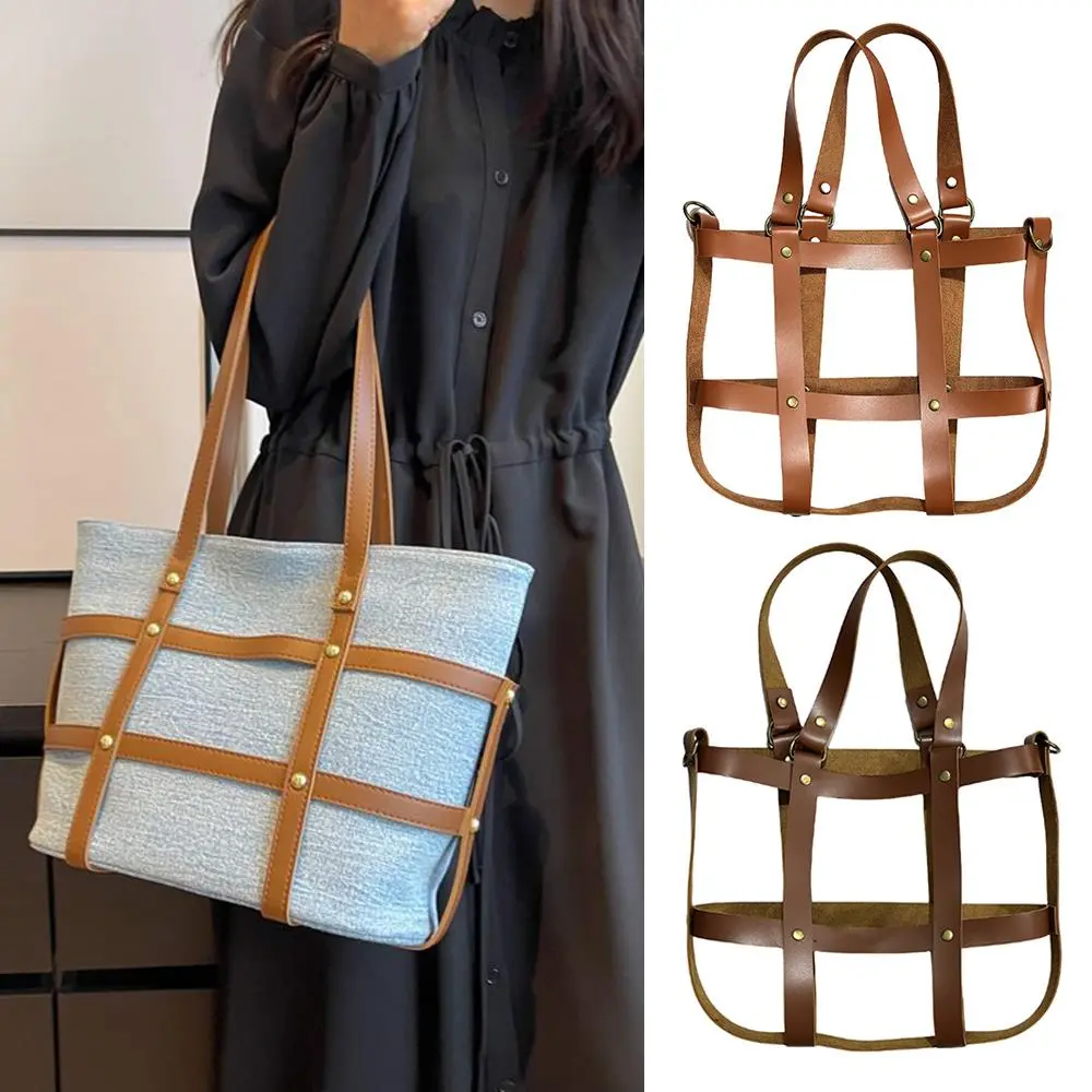 Handmade Handbag Bag Set Leather Bag Bottoms With Hardware Package Accessories HandBag Shoulder Straps DIY Women Backpack