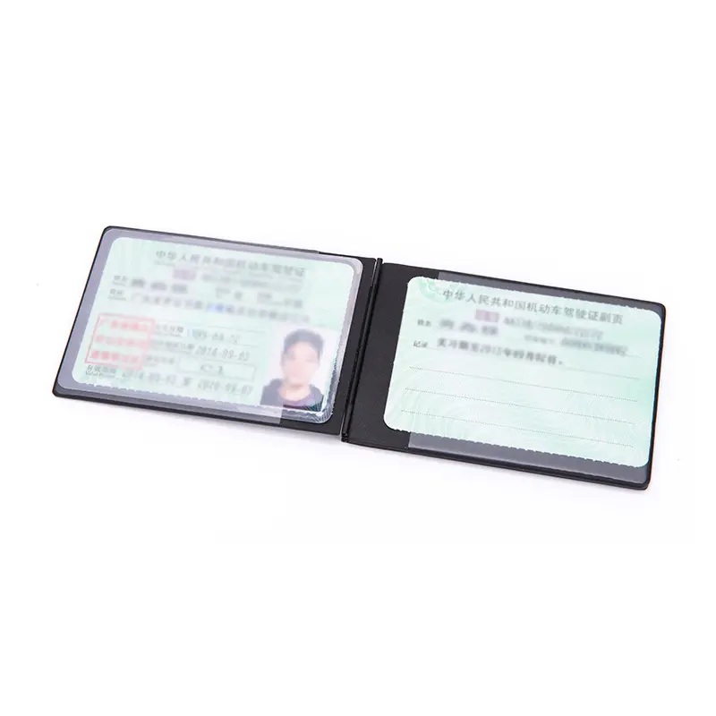 Aluminum Thin Card Cover Car Driver's License Car Driving Document ID Credit Card Case Driver License Cover Travel Pass Purse