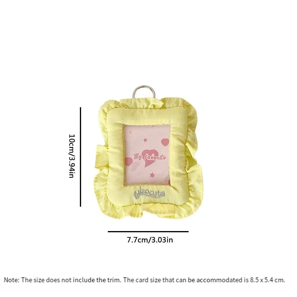 Ins Style Korea Sweet Girl Photo Card Case For 3 Inch Photocard Soft Pillow Shaped Photocard Holder K-Pop Idol Goo Card Holder