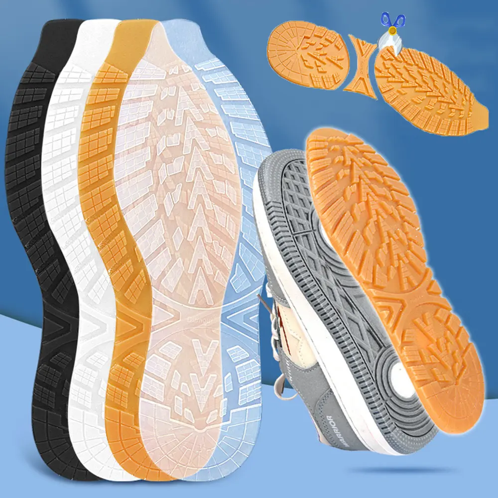 Non-Slip Sole Stickers Rubber Shoe Soles Shoes Pads Wear-resistant Sole Stickers Replaceable Sole Repair Outsole Handmade Repair