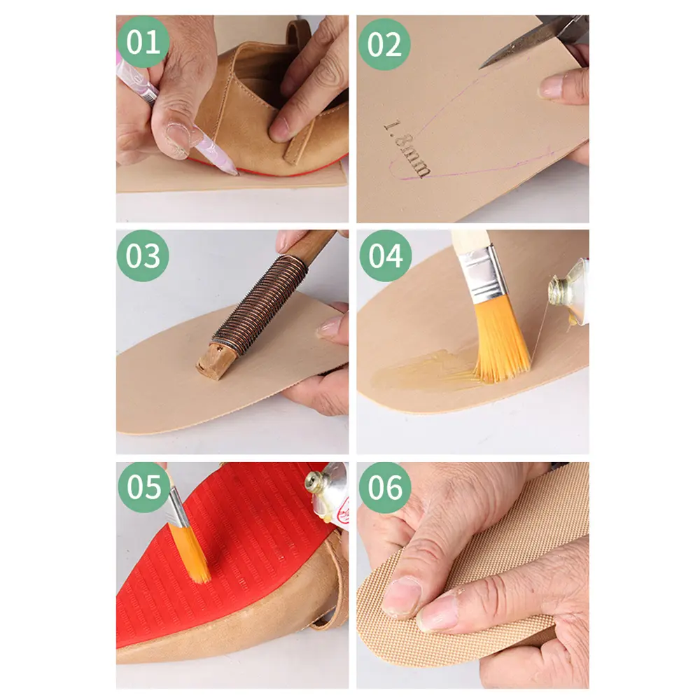 Non-Slip Sole Stickers Rubber Shoe Soles Shoes Pads Wear-resistant Sole Stickers Replaceable Sole Repair Outsole Handmade Repair