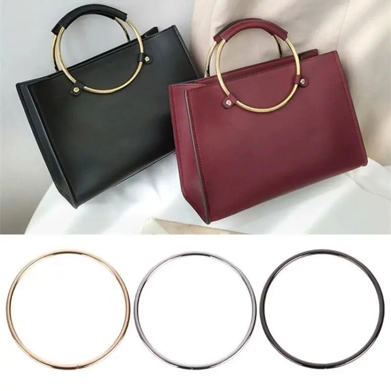 1PC O-ring Bag Handle Metal Strap Replacement DIY Handbags Bags Purse Handmade Bag Accessories Round Purse Sewing Frame