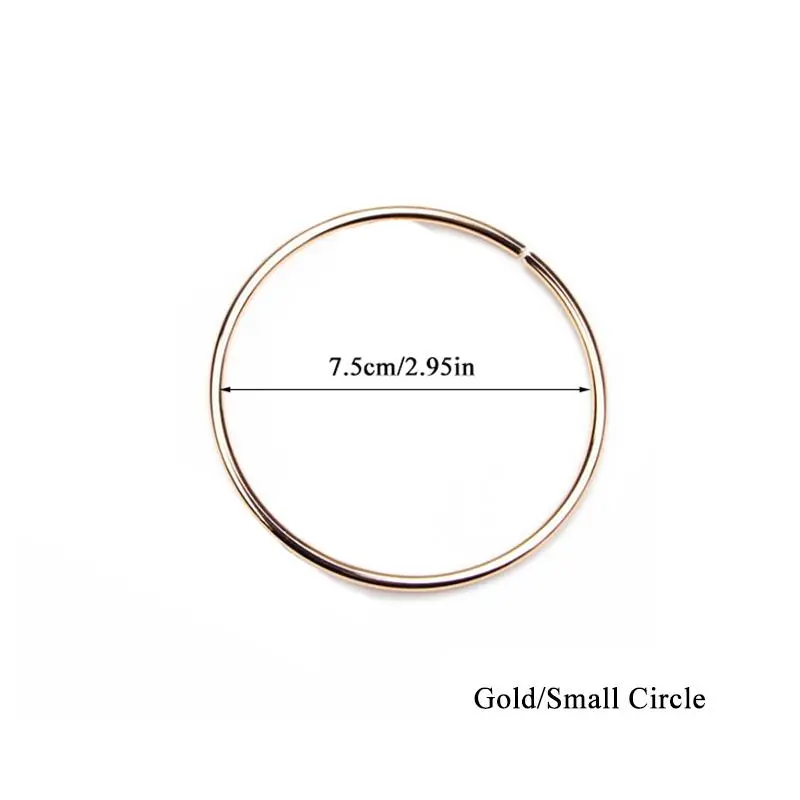 1PC O-ring Bag Handle Metal Strap Replacement DIY Handbags Bags Purse Handmade Bag Accessories Round Purse Sewing Frame