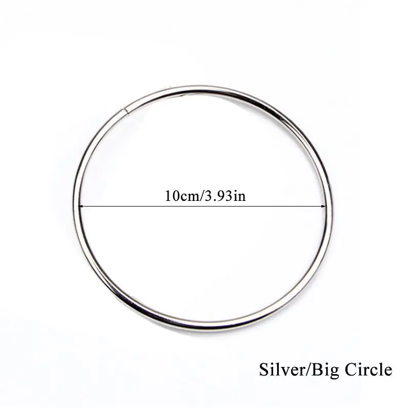 1PC O-ring Bag Handle Metal Strap Replacement DIY Handbags Bags Purse Handmade Bag Accessories Round Purse Sewing Frame