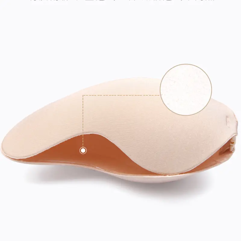 2023 Mango Silicone Chest Stickers Lift Up Nude Bra Self Adhesive Bra Nude Invisible Cover Bra Pad Sexy Strapless Breast Petals