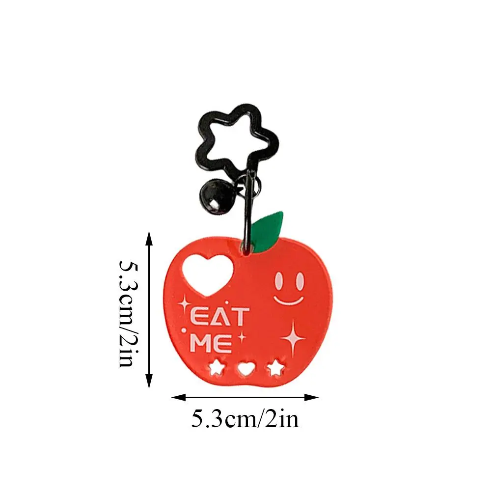 Cute Acrylic Fruit Shape Bag Pendant Backpack Decor Keychain Buckle Decoration Keychain DIY Scrapbook Ita Bag Decor Accessorie