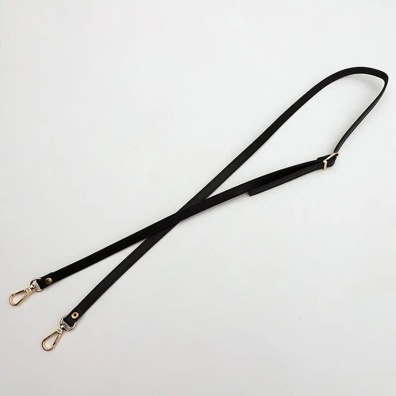 128cm PU Leather Bag Strap Long Adjustable Crossbody Strap Bag Belt Replacement Belt Shoulder Strap 1.2cm Wide Bags Handles