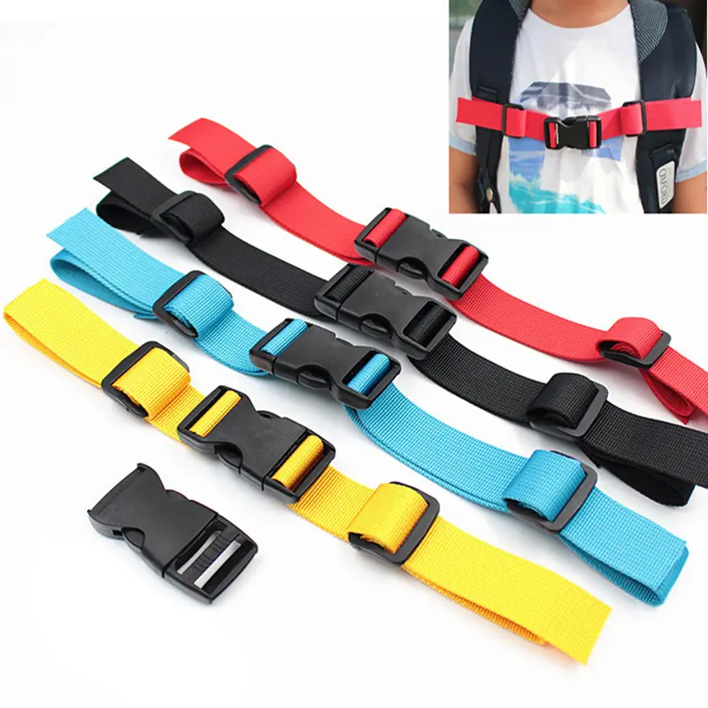 Backpack Anti Slip Tape Anterior Chest Bags Strap Harness Adjustable Shoulder Strap Outdoor Camping Tactical Straps Accessories