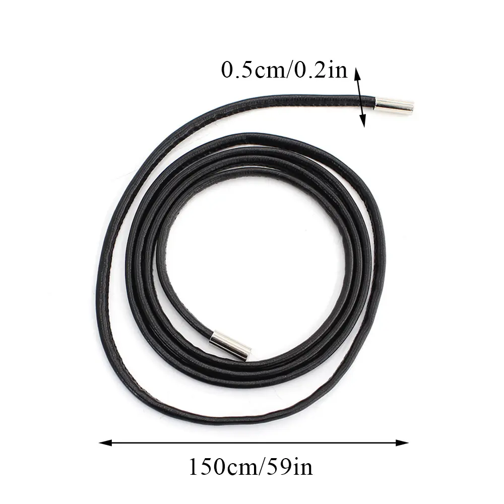 Vintage Slim PU Long Waist Rope Belts Knotted Women's Belt Solid Color Thin Waist Chain Dresses String Waistband Waist Belt