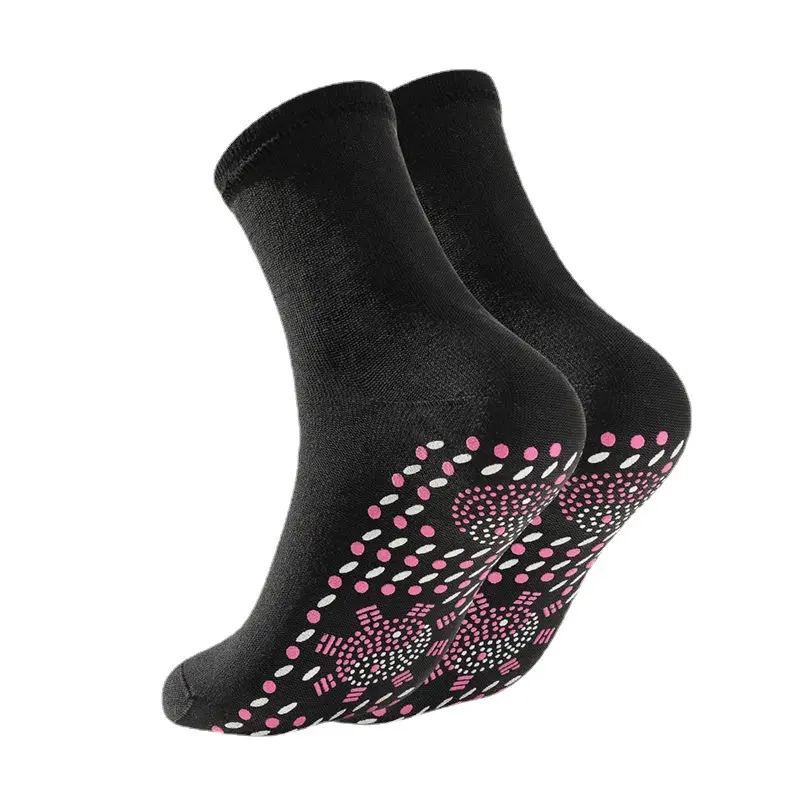 1 Pair Tourmaline Slimming Health Sock Self Heating SocksMagnetic Self-Heating SocksFoot Massage Thermotherapeutic Sock New