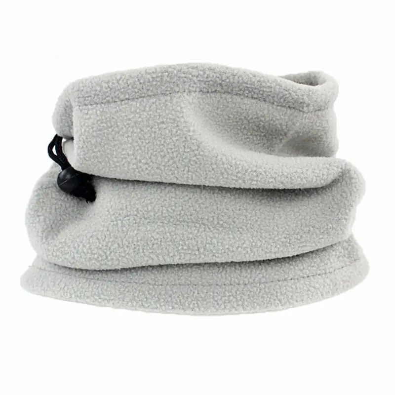 Winter Scarf for Men Fleece Ring Bandana Faux Fleece Warm Scarf Neck Warmer Thick Cashmere Hot Handkerchief Ski Mask Buff 2023