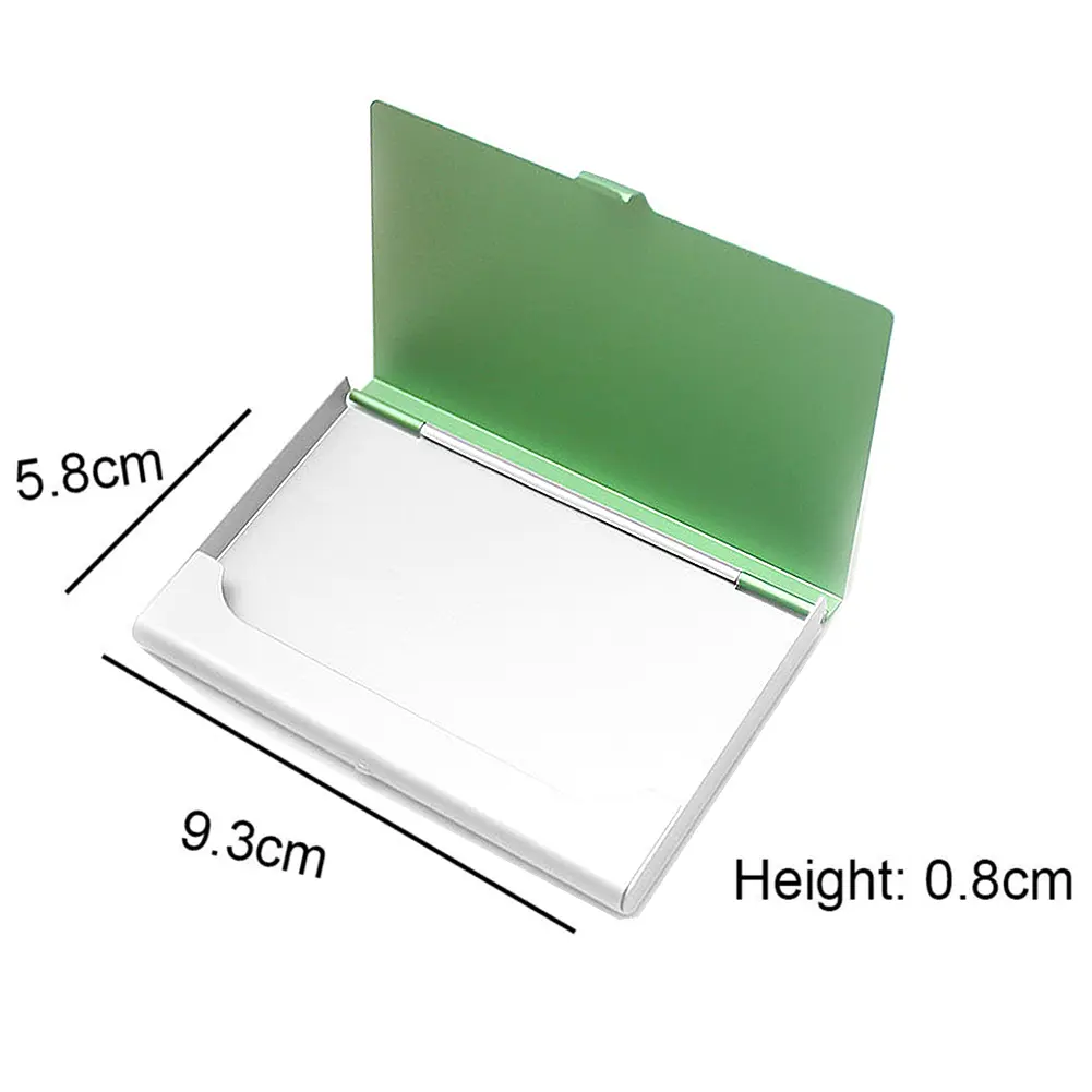 Creative Aluminum Alloy Business Card Case Card Holder Metal Box Cover Credit Men Business Card Holder Card Metal Wallet