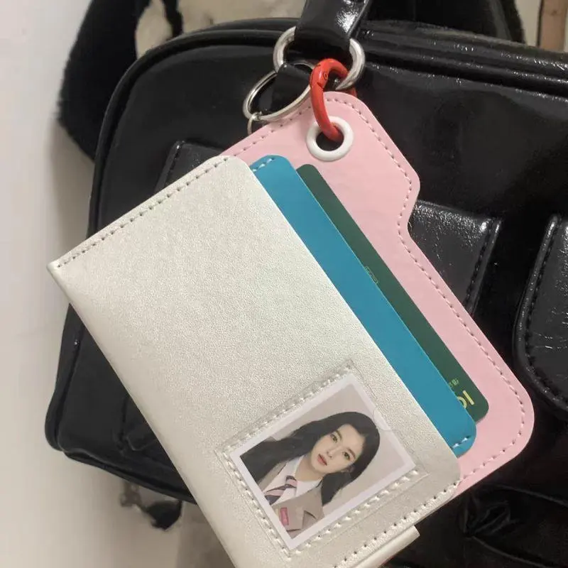 INS Colorful PU Passport Holder Ultra-thin Credit ID Card Wallet Portable Multi-card Card Bag High-capacity Passport Card Holder
