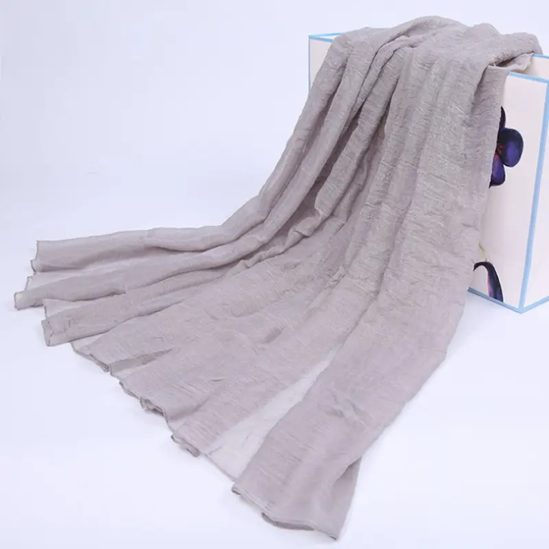 Designer Brand Scarf Women Cotton Hijabs Scarf Pashmina Lady Shawls And Wraps Beach Scarves Neck Bandana Men Scarf/Black Scarfs