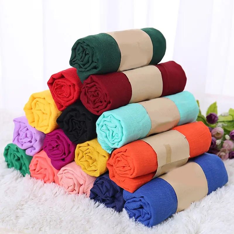 Designer Brand Scarf Women Cotton Hijabs Scarf Pashmina Lady Shawls And Wraps Beach Scarves Neck Bandana Men Scarf/Black Scarfs
